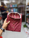 Kunj Creation Men's Kurta Embroidery Detail Close-up - Shree Roop
