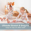 White cotton Magic Coloring Pajama Set front view with washable markers by Shree Roop