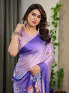 Olive Green & Ivory Handloom Cotton Saree with Lotus Blooms and Royal Elephant Motifs