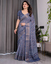 Handwoven Beige & Peach Saree with Beautiful Border Detailing – A Timeless Indian Classic