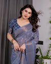 Handwoven Beige & Peach Saree with Beautiful Border Detailing – A Timeless Indian Classic