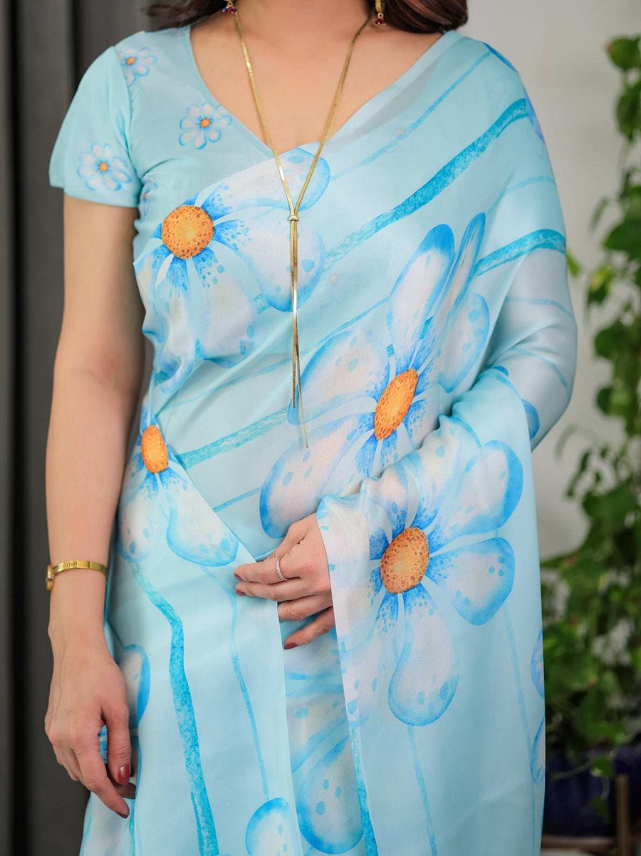 Maroon Handloom Cotton Saree with Peacock Floral Art & Green Pallu