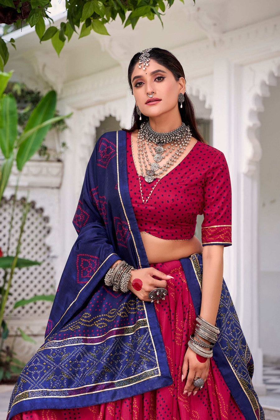 LNB Navratri 2025 GAURI Lehenga Set with Matching Dupatta and Blouse - Shree Roop
