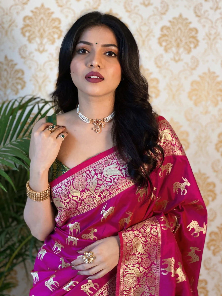 Ivory & Teal Handloom Cotton Saree | Mandala Buti, Peacock Pallu & Contrast Blouse – Buy Online