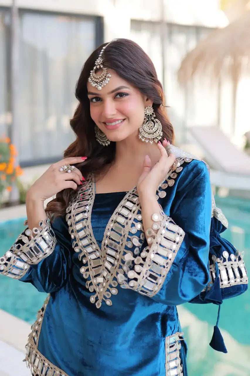 Teal Blue - Shree Roop
